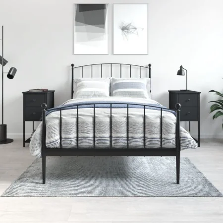 Mesitas de noche 2 uds madera de ingeniería negro 32x42x70 cm von , Nachttische - Ref: Foro24-826094, Preis: 155,32 €, Rabatt...