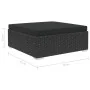 Set muebles de jardín 12 pzas y cojines ratán sintético negro von , Gartensets - Ref: Foro24-46764, Preis: 1,00 €, Rabatt: -5%%