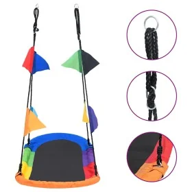 Comprar Columpio nido con banderines 165x70 cm