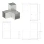 Conectores de postes en Y 4 uds metal galvanizado 91x91 mm by , fence posts - Ref: Foro24-145474, Price: 35,11 €, Discount: -5%%