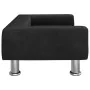Cama para perros de terciopelo negra 70x45x26,5 cm | Foro24.es | Tu tienda online para hogar, jardín y más Foro24.es