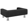 Cama para perros de terciopelo negra 70x45x26,5 cm | Foro24.es | Tu tienda online para hogar, jardín y más Foro24.es