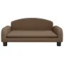Cama para perros de tela marrón 70x45x30 cm by , Beds for dogs - Ref: Foro24-171962, Price: 68,11 €, Discount: -5%%