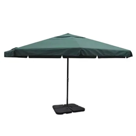 Sombrilla de jardín con base portátil aluminio verde by , Umbrellas - Ref: Foro24-271717, Price: 318,36 €, Discount: -5%%