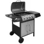 Barbacoa grill de gas 4+1 zonas de cocinado negra y plateada von , Grillen - Ref: Foro24-273790, Preis: 313,28 €, Rabatt: -5%%