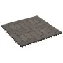 Baldosas de porche WPC 30x30 cm 2 m² marrón oscuro 22 unidades | Foro24.es | Tu tienda online para hogar, jardín y más Foro24.es