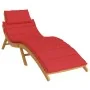 Cojín de tumbona de tela Oxford rojo 186x58x4 cm by , Cushions for chairs and sofas - Ref: Foro24-314164, Price: 53,13 €, Dis...