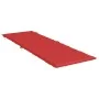 Cojín de tumbona de tela Oxford rojo 186x58x4 cm by , Cushions for chairs and sofas - Ref: Foro24-314164, Price: 53,13 €, Dis...