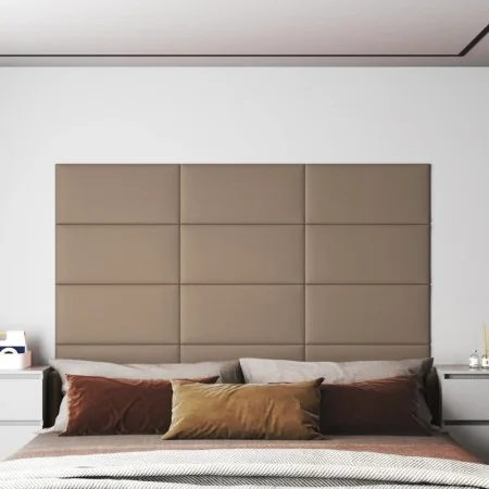 Paneles de pared 12 uds cuero PE capuchino 60x30 cm 2,16 m² | Foro24.es | Tu tienda online para hogar, jardín y más Foro24.es