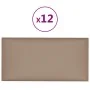 Paneles de pared 12 uds cuero PE capuchino 60x30 cm 2,16 m² | Foro24.es | Tu tienda online para hogar, jardín y más Foro24.es