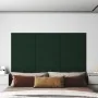 Paneles de pared 12 uds terciopelo verde oscuro 60x30 cm 2,16m² by , Wall covering - Ref: Foro24-343865, Price: 67,97 €, Disc...