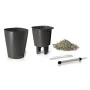 LECHUZA Maceta DELTINI ALL-IN-ONE carbón metálico de , Maceteros y jardineras - Ref: Foro24-443316, Precio: 21,80 €, Descuent...