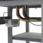 Barbacoa portátil de gas con mesita de 3 estantes plateado de , Barbacoas - Ref: Foro24-3051184, Precio: 170,23 €, Descuento:...