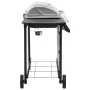 Barbacoa de gas con 4 fogones negro y plateado | Foro24.es | Tu tienda online para hogar, jardín y más Foro24.es