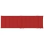 Tumbona de jardín con cojín madera maciza de acacia by , Loungers - Ref: Foro24-3061578, Price: 198,55 €, Discount: -5%%