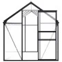 Invernadero de aluminio gris antracita 5,89 m² by , Greenhouses - Ref: Foro24-48211, Price: 384,31 €, Discount: -5%%