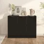Aparador de madera contrachapada negro 90,5x30x70 cm by , Sideboards - Ref: Foro24-811188, Price: 80,80 €, Discount: -5%%