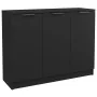 Aparador de madera contrachapada negro 90,5x30x70 cm by , Sideboards - Ref: Foro24-811188, Price: 80,80 €, Discount: -5%%