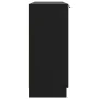 Aparador de madera contrachapada negro 90,5x30x70 cm by , Sideboards - Ref: Foro24-811188, Price: 80,80 €, Discount: -5%%