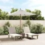 Sombrilla de jardín poste de madera color arena 198x198x231 cm by , Umbrellas - Ref: Foro24-363183, Price: 67,45 €, Discount:...