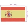 Bandera de España 90x150 cm de , Banderas y mangas de viento - Ref: Foro24-146061, Precio: 12,34 €, Descuento: -5%%