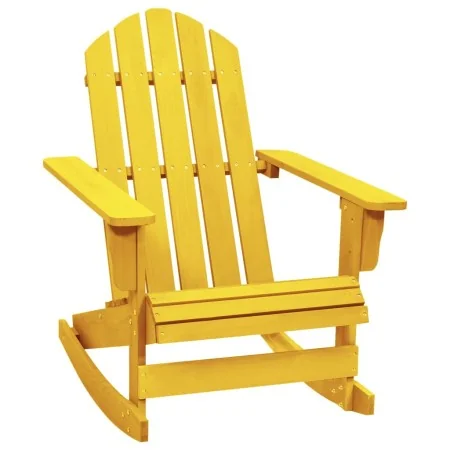 Silla mecedora jardín Adirondack madera maciza abeto amarillo by , Garden chairs - Ref: Foro24-315884, Price: 89,00 €, Discou...