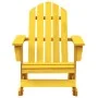 Silla mecedora jardín Adirondack madera maciza abeto amarillo by , Garden chairs - Ref: Foro24-315884, Price: 89,00 €, Discou...