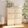 Aparador 2 uds madera maciza de pino 32x34x75 cm von , Sideboards - Ref: Foro24-813366, Preis: 118,96 €, Rabatt: -5%%