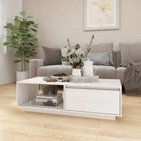 Mesa de centro de madera maciza de pino blanco