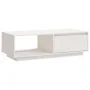 Mesa de centro de madera maciza de pino blanco 110x50x33,5 cm | Foro24.es | Tu tienda online para hogar, jardín y más Foro24.es