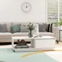Mesa de centro de madera maciza de pino blanco 110x50x33,5 cm | Foro24.es | Tu tienda online para hogar, jardín y más Foro24.es
