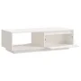 Mesa de centro de madera maciza de pino blanco 110x50x33,5 cm | Foro24.es | Tu tienda online para hogar, jardín y más Foro24.es