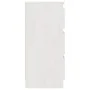 Mesita de noche madera maciza de pino blanca 40x29,5x64 cm von , Nachttische - Ref: Foro24-808085, Preis: 67,97 €, Rabatt: -5%%