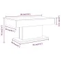 Mesa de centro madera de ingeniería roble marrón 96x50x45 cm von , Couchtisch - Ref: Foro24-815836, Preis: 65,50 €, Rabatt: -5%%