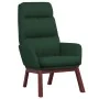 Sillón de relax con reposapiés tela verde oscuro by , Armchairs - Ref: Foro24-3097568, Price: 149,52 €, Discount: -5%%