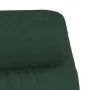 Sillón de relax con reposapiés tela verde oscuro by , Armchairs - Ref: Foro24-3097568, Price: 149,52 €, Discount: -5%%