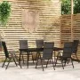 Juego de comedor para jardín 7 piezas negro von , Gartensets - Ref: Foro24-3099111, Preis: 538,83 €, Rabatt: -5%%
