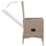 Juego de comedor de jardín 3 piezas con cojines beige von , Gartensets - Ref: Foro24-3099437, Preis: 314,85 €, Rabatt: -5%%