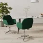 Sillas de comedor giratorias 2 uds tela verde oscuro | Foro24.es | Tu tienda online para hogar, jardín y más Foro24.es