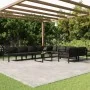 Set muebles de jardín 10 pzas y cojines aluminio gris antracita by , Garden sets - Ref: Foro24-3107824, Price: 1,00 €, Discou...