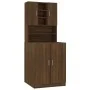 Armario de lavadora madera contrachapada color roble marrón de , Accesorios para lavadoras y secadoras - Ref: Foro24-3120184,...
