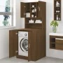 Armario de lavadora madera contrachapada color roble marrón de , Accesorios para lavadoras y secadoras - Ref: Foro24-3120184,...