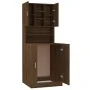 Armario de lavadora madera contrachapada color roble marrón de , Accesorios para lavadoras y secadoras - Ref: Foro24-3120184,...