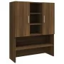 Armario de lavadora madera contrachapada color roble marrón de , Accesorios para lavadoras y secadoras - Ref: Foro24-3120184,...