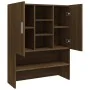 Armario de lavadora madera contrachapada color roble marrón de , Accesorios para lavadoras y secadoras - Ref: Foro24-3120184,...