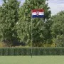 Mástil y bandera de Croacia aluminio 5,55 m by , Flags and windsocks - Ref: Foro24-3147128, Price: 53,55 €, Discount: -5%%