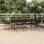 Juego de comedor de jardín 9 piezas ratán sintético negro von , Gartensets - Ref: Foro24-3157872, Preis: 740,69 €, Rabatt: -5%%