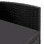 Juego de comedor de jardín 9 pzas ratán sintético y acero negro by , Garden sets - Ref: Foro24-3203351, Price: 689,14 €, Disc...