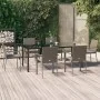 Set comedor jardín 7 pzas y cojines ratán sintético negro gris by , Garden sets - Ref: Foro24-3185141, Price: 554,62 €, Disco...