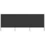 Paravientos de playa de 3 paneles tela gris antracita 400x80 cm by , Umbrellas - Ref: Foro24-47142, Price: 35,25 €, Discount:...